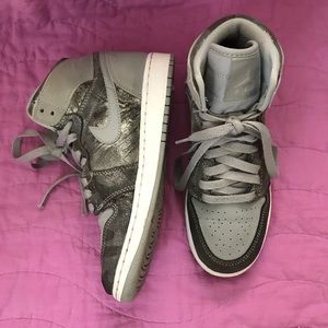 Jordan “All Star” Retro 1s - Wolf Grey Metallic